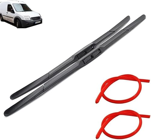Escobillas de limpiaparabrisas delantero compatibles con Ford Transit Connect MK1 2002-2013 parabrisas ventana coche lluvia cepillos 22 pulgadas +