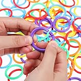 Amplia aplicación: estos anillos de carpeta se pueden utilizar para hojas sueltas, álbumes de recortes, notas, documentos, tarjetas de índice y llaves. Práctico en la vida diaria