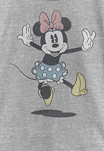 Disney Characters Minnie Jump Girl's Heather Crew Tee2