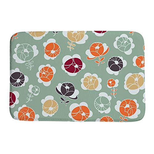Tapis de bain absorbant l'eau et lavable en machine à mémoire de forme - 2