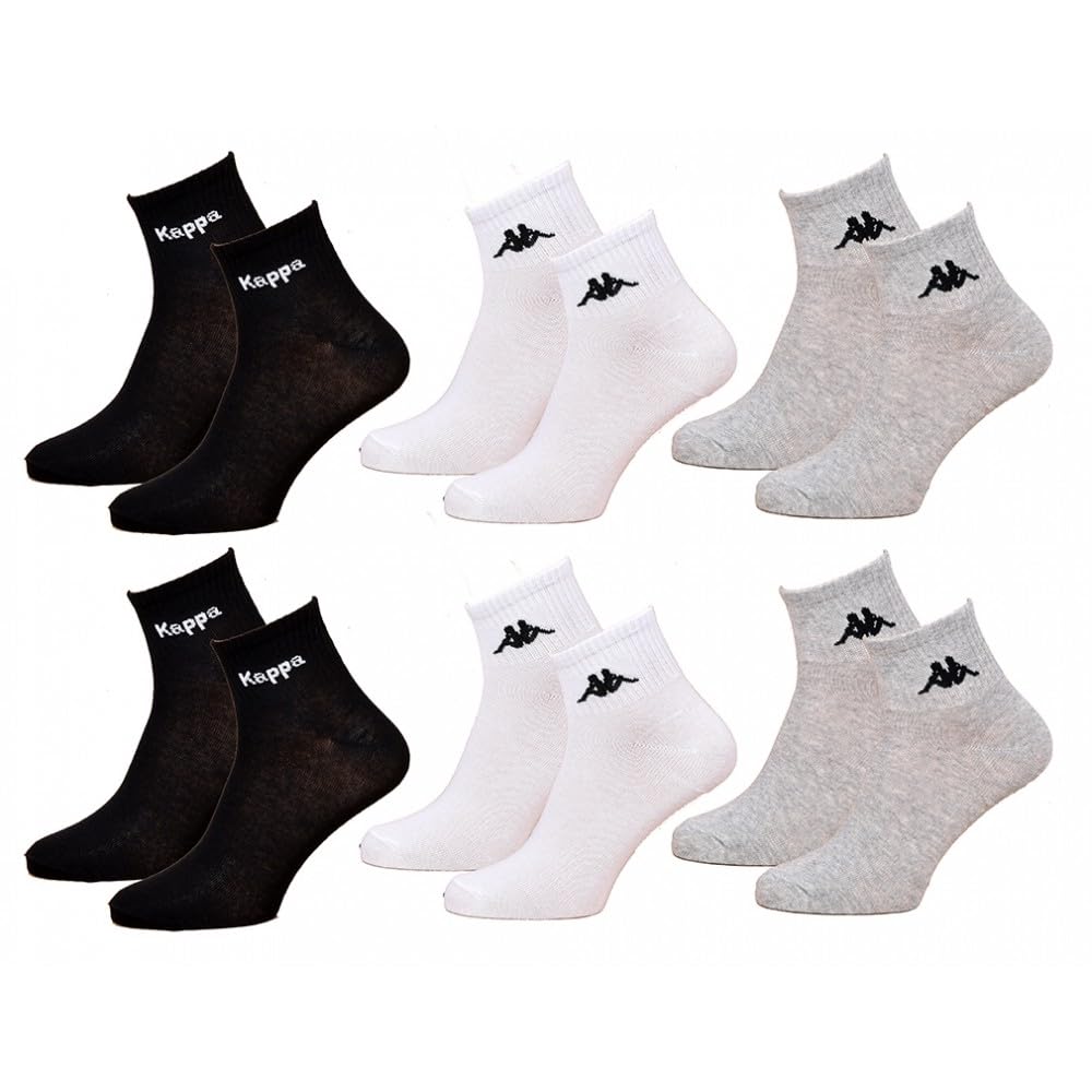 Ozabi KAPPA Sport, Urban and Comfort Women's Socks -Assorted Photo Models Depending on Arrivals- Multicolor, Pack of 6 Assorted Pairs, 36-40