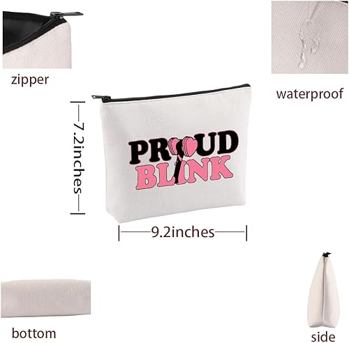 Miniatura 2 de K-Pop Singer - Bolsa de maquillaje para equipo K-Pop, regalo inspirado en cantantes de Kpop, regalo para amantes del K-Pop, bolsa de cosméticos