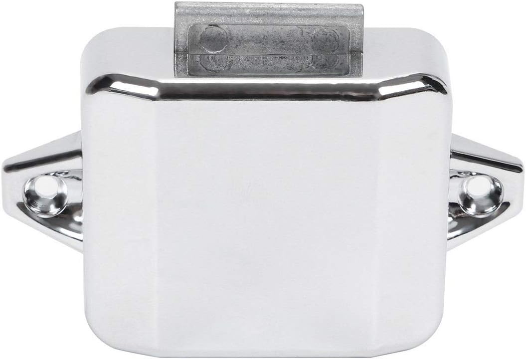 OCGIG 10 PCS Push Button Latch Cabinet Door Catch Keyless Cupboard Locks Zinc Alloy&ABS for RV Yachts Motorhome Camper Caravan