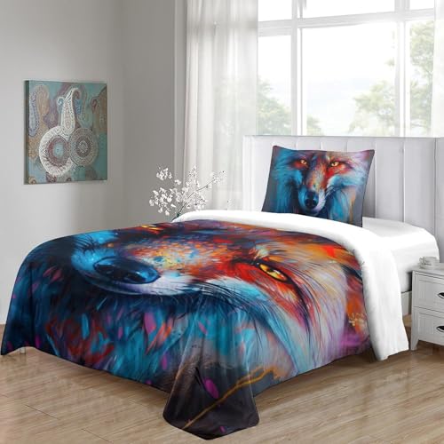 Housse de couette renard infroissable fini la transpiration avec cette parure - 5