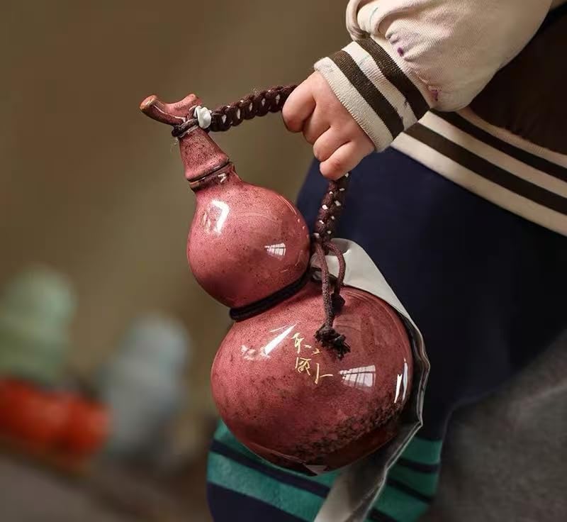 Amazon.com: 黑神话天命人同款葫芦酒壶水壶古风装白酒陶瓷老式家用网红