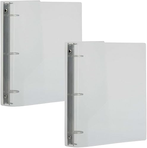 Miniatura 86 de JAM PAPER - Carpetas de plástico de 1 pulgada - Carpetas de 3 anillas surtidas (rojo, azul, verde y naranja) - Paquete de 4