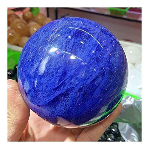 Blue Smelting Crystal Ball Natural feng Shui Magic Crystal Ball, gem Beautiful