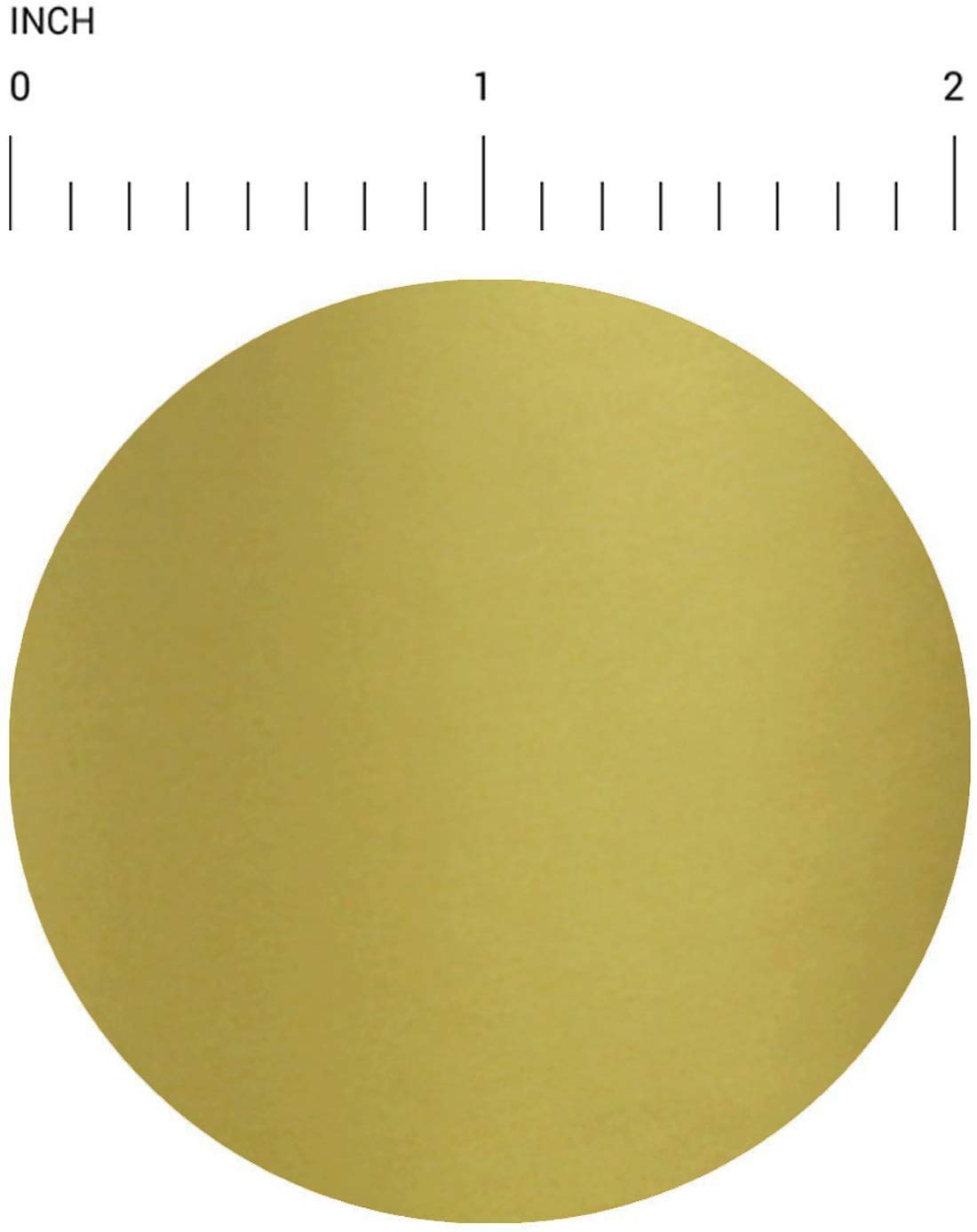 Buy Hybsk Matte Gold Labels 2 inch Round Color Coding Dots Stickers