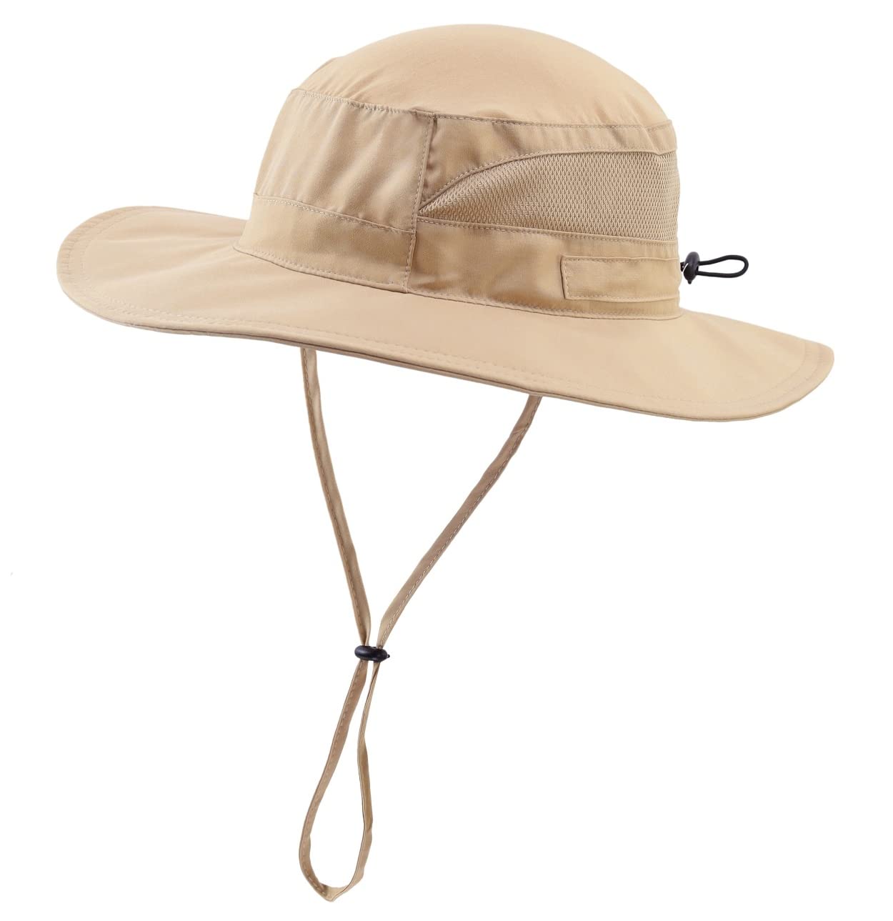 Magracy Unisex Mens UPF 50+ Wide Brim Sun Hat Breathable Adjustable Fishing Hats UV Protection Safari Hat Hiking Beach Summer Hats for Women Khaki