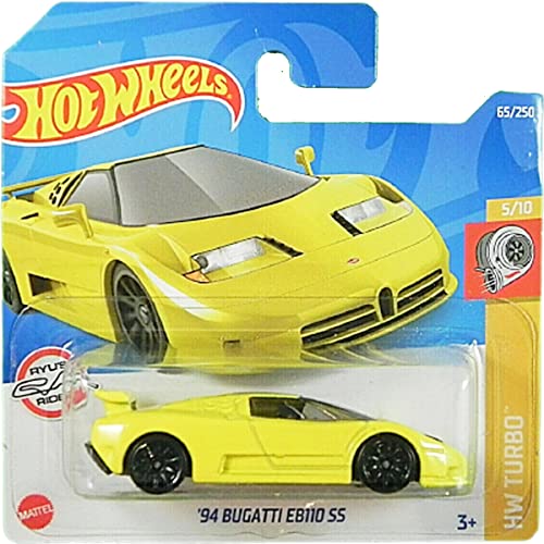 Friki Monkey Hot Wheels '94 Bugatti EB110 SS HW Turbo 5/10 (65/250) 2022 - Tarjeta corta + blíster y protector de tarjeta