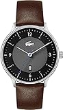Lacoste Analog Quarzuhr für Herren mit Braunes Lederarmband - 2011116