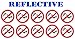 10 Pack | Reflective No Rats No Ball Licking Union Decal Labor Scabs Rat Hard Hat Helmet Decal Label | Lunch Box, Tool Box, Locker, Phone Decal Sticker | 2 x 2 inches Each Decal (No Rats)