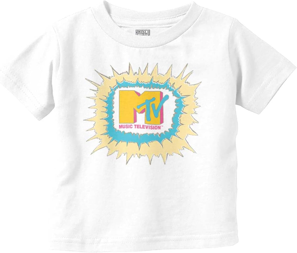 Retro Classic MTV Logo Explosion Toddler Boy Girl T Shirt
