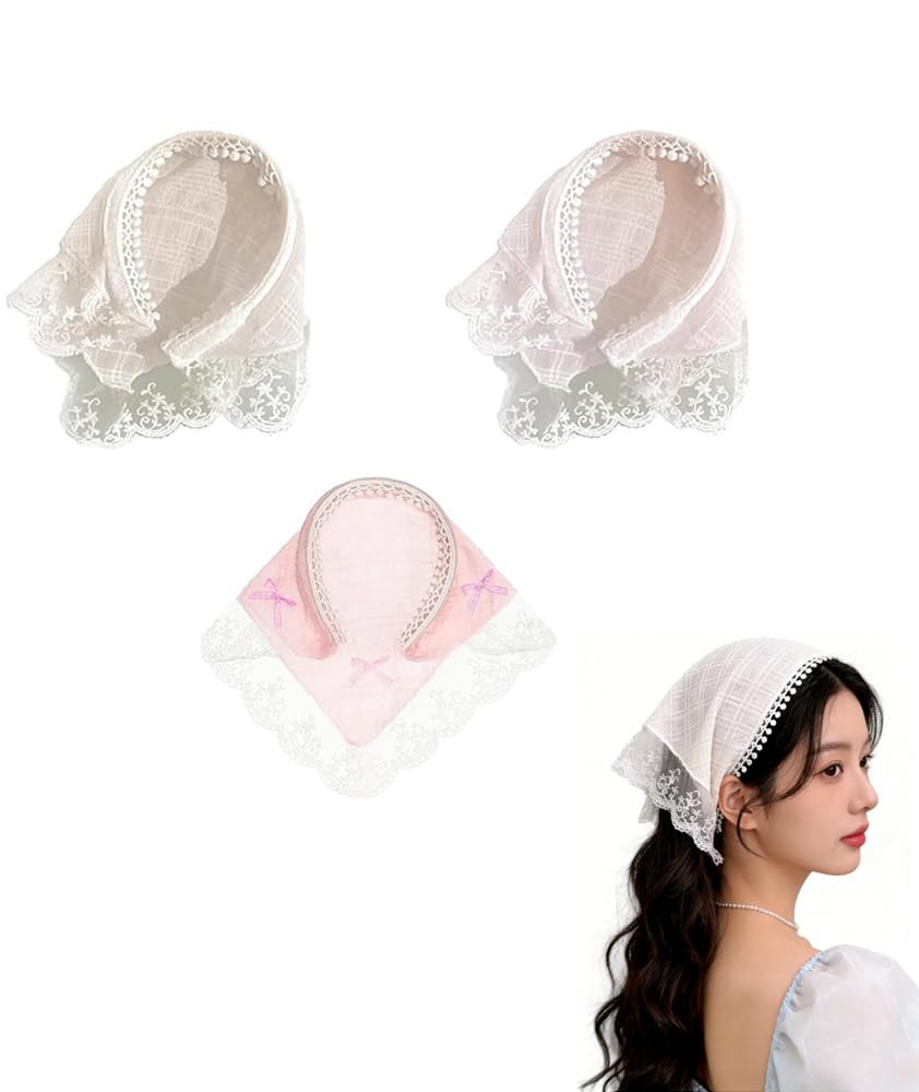 3Pcs Bandanas for Women, Hair Accessories for Woman, Hair Bands for Women, Fashionable and Versatile Headwear