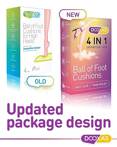 Image of Ball of Foot Cushions for High Heels - High Heel Inserts - Gel Shoe Inserts for Relieve Foot Pain - More Comfort with Foot Cushions for Women (Metatarsal Pads 4 in 1)