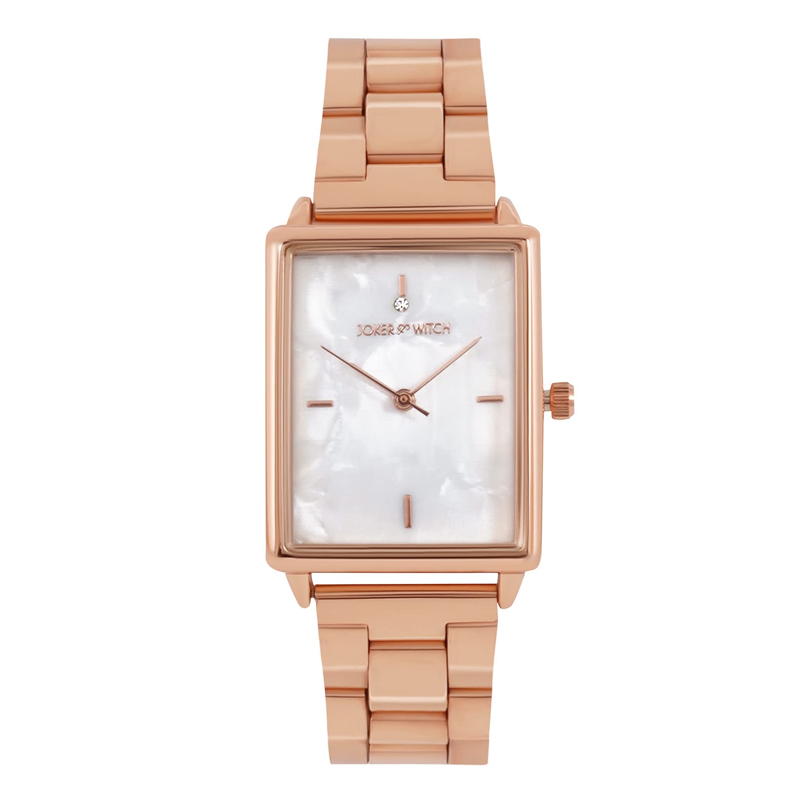 Rectangle Dial Mesh Strap Analog Women's Watch-image-19