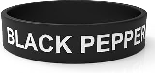 Silicone Dredge shaker label for Black Pepper (1) Piece
