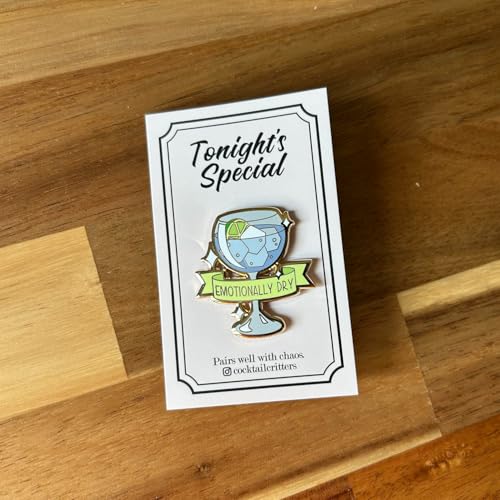 Image of Classic Cocktail Cute Enamel Pins for Bartender Aprons, Jackets, Backpacks and Purses, Shirt and Suit Lapels, Button Badges Brooch Fashion Jewelry