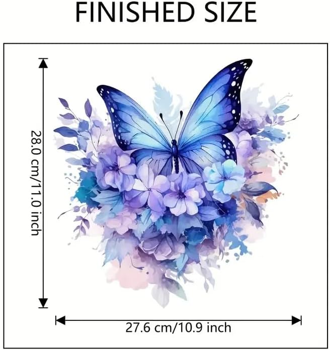 Purple Plant Flower Butterfly Toilet Cover Sticker Decals,Spring Flower Leaf Butterfly Waterproof Toilet Lid Tank Seat Decals Cistern Self-Adhesive Bathroom Wall Sticker