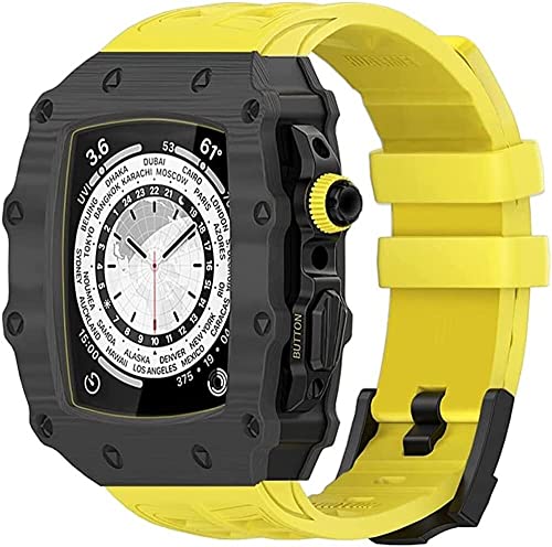 Kit modification Apple Watch carbone pour le sport et le bureau iWatch 44 mm 45 mm