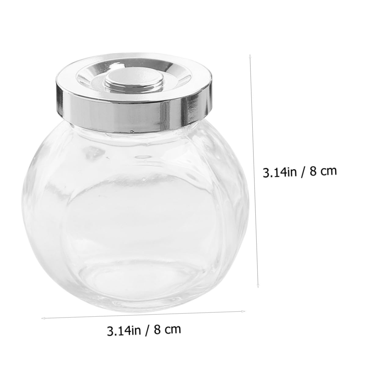 8 Stück Teedosen aus Glas mit Deckel Luftdichte Vorratsdosen für Küchenaufbewahrung Leicht und Praktisch für Trockenfrüchte und Tee