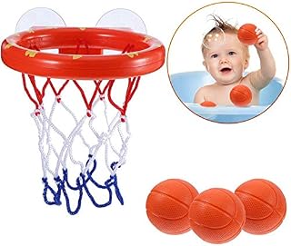 Teaffiddyy Bath Toy Fun Basketball Hoop & Balls Set for Boys and Girls