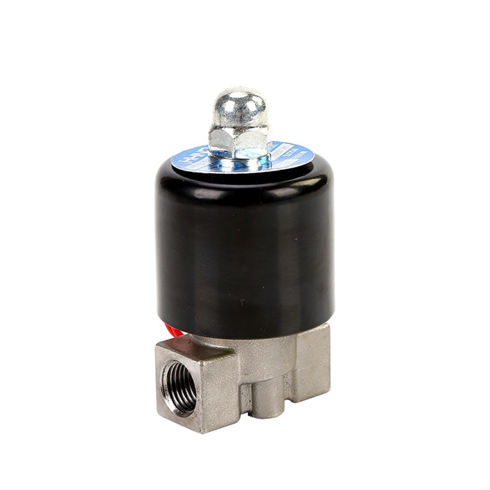 Ieumjnat Bsp-220Vac 1/4" Stainless Steel Normally Closed Solenoid Valve Pipeline Control Switch Valve Water For Water Oil Air 220V(Bsp-220Vac)