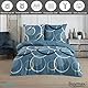 Buymax® Bettwäsche 200x200 100% Baumwolle 3-Teilig Bettbezug - Bettwäsche-Sets 200 x 200cm mit 2 mal Kissenbezüge 80x80cm, ÖKO-TEX Renforcé-Bettdeckenbezug Set mit Reißverschluss