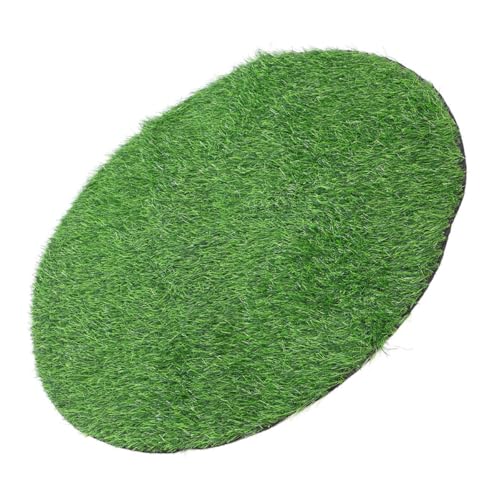 MOTHNUR Alfombra de Césped Artificial Redonda 80 CM Diámetro 25 CM Grosor Decoración para Mesa y Jardín Exterior Tapete Resistente para Exteriores Manteles Individuales y Decoración