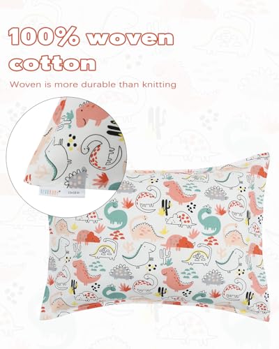 Image of ALVABABY Toddler Pillowcases Cotton Kids Pillow Cover Fit 13 inchx 18 inch or 12 inchx16 inch