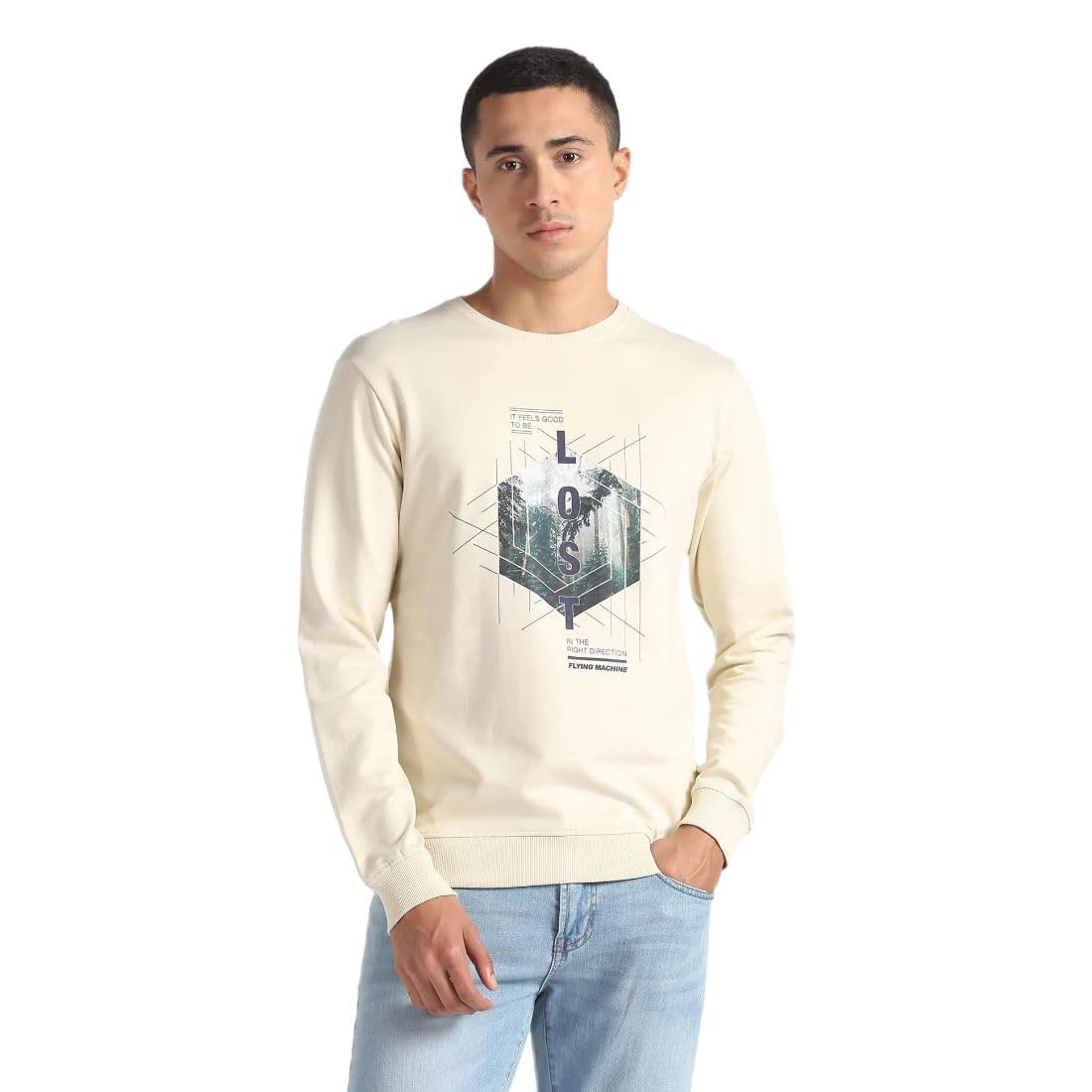Men's Regular Fit Sweatshirt| Printed-image-48