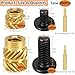 QSJ 200Pcs Threaded Insert Bolt Assortment kit 100Pcs M3 M4 Brass Heat Set Insert, 100Pcs M3 M4 Stainless Steel Black Bolt for Industrial 3D Printing Projects