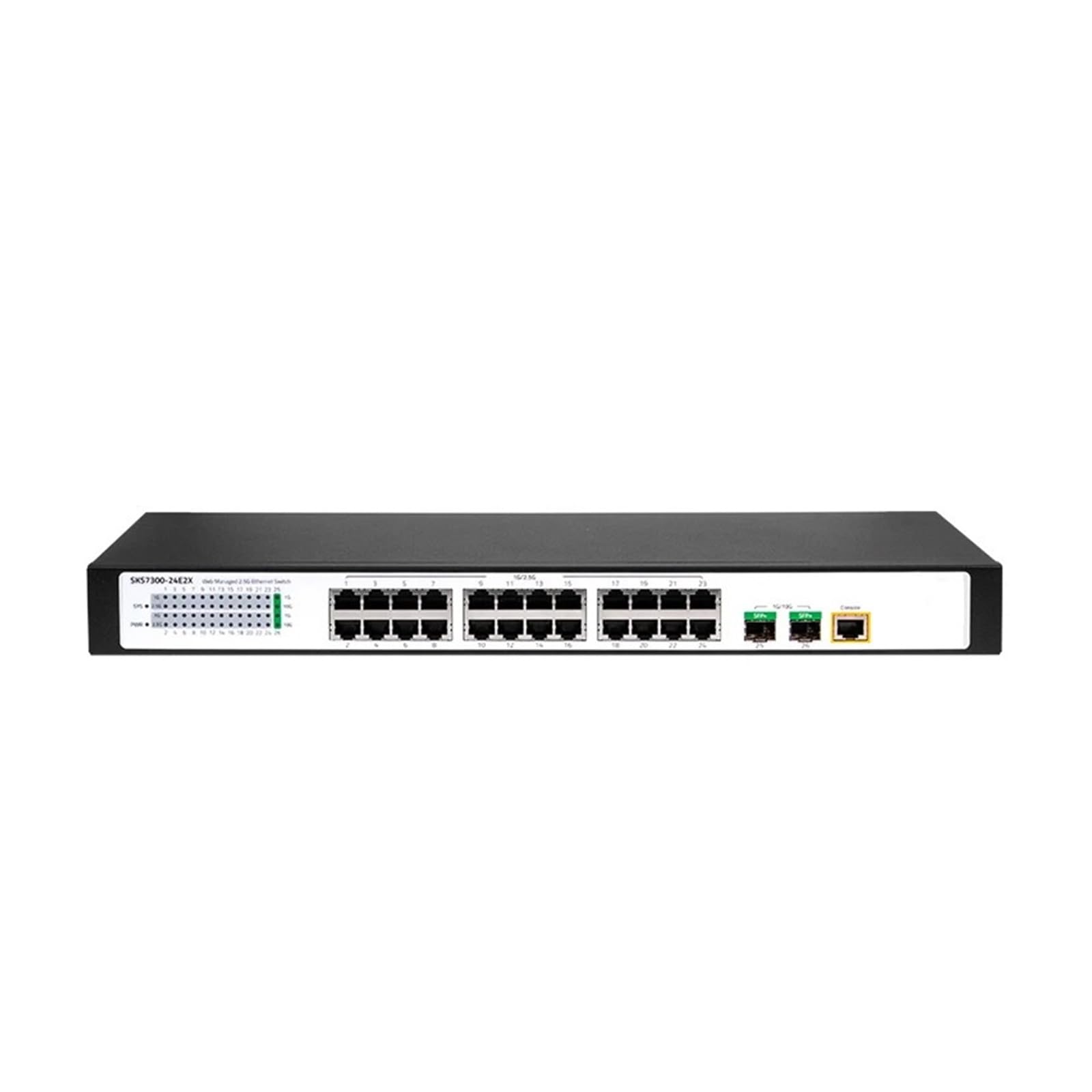 OSHZIKJII L2 Managed Switch with Fan 24-Port 2.5G RJ45 & 2-Port 10G s-f.p+