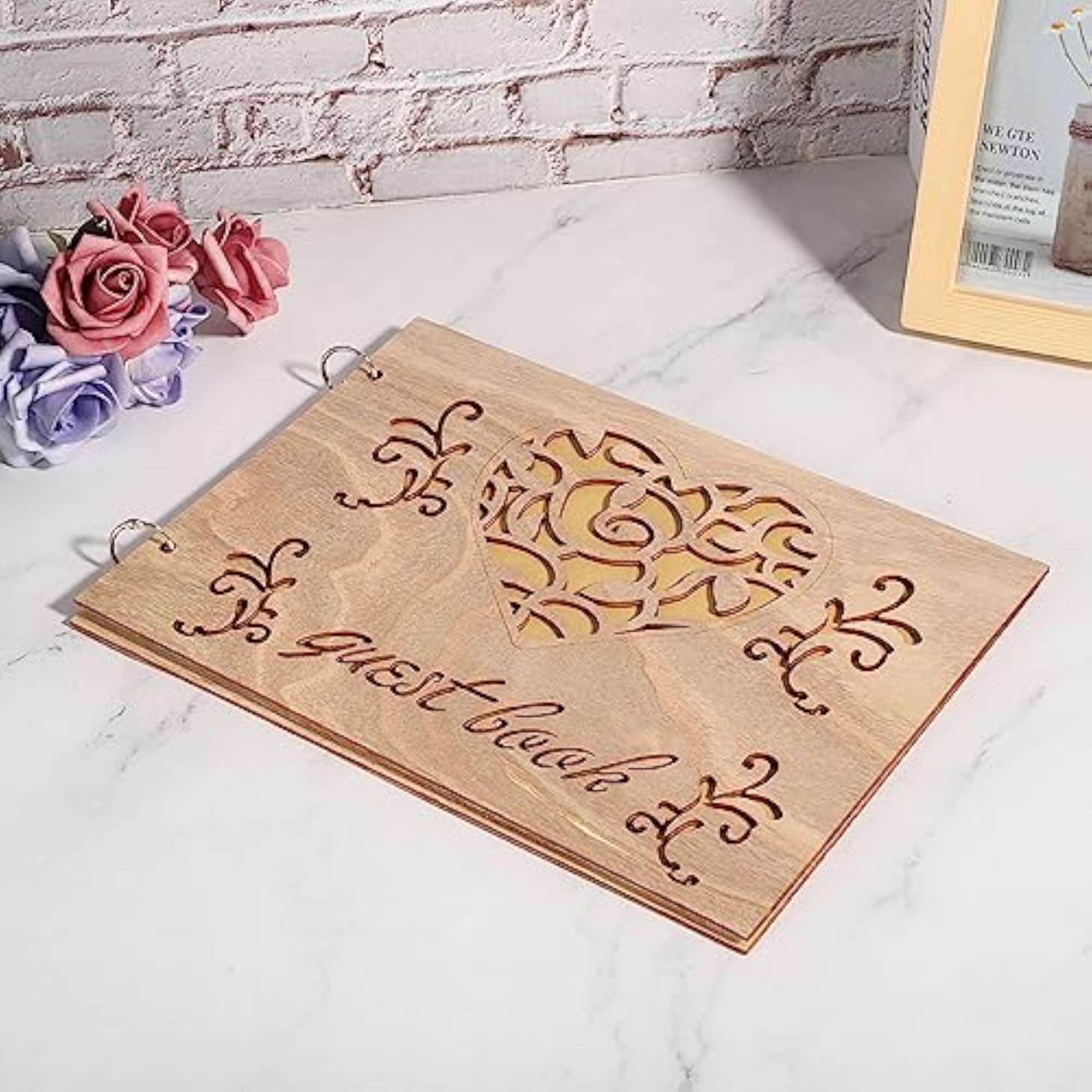 Hand-Made Guestbook for Wedding Decorations