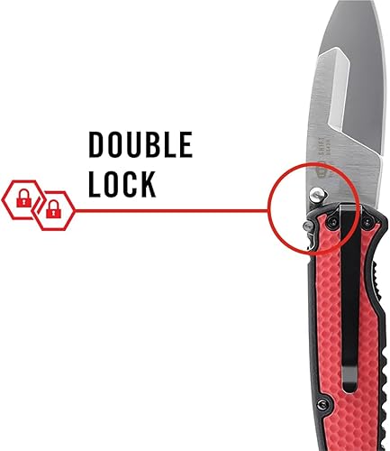 Miniatura 5 de Coast SHIFT - Cuchillo plegable de hoja reemplazable EDC, bloqueo de forro, doble bloqueo, clip de bolsillo, pernos para el pulgar para el