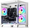 PC de escritorio para juegos prearmada | Ryzen 5, tarjeta gráfica RX 560 4G | 16G DDR4 RAM | 512G SSD | Wi-Fi 6 | Torre para hogar, oficina, estudiantes y juegos casuales (Blanco) 2
