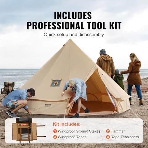 VEVOR Canvas Bell Tent 9.8ft