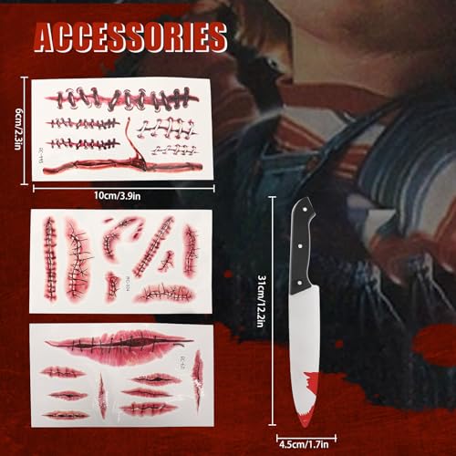 Disfraz completo infantil Pigmiss horror azul miniatura 2