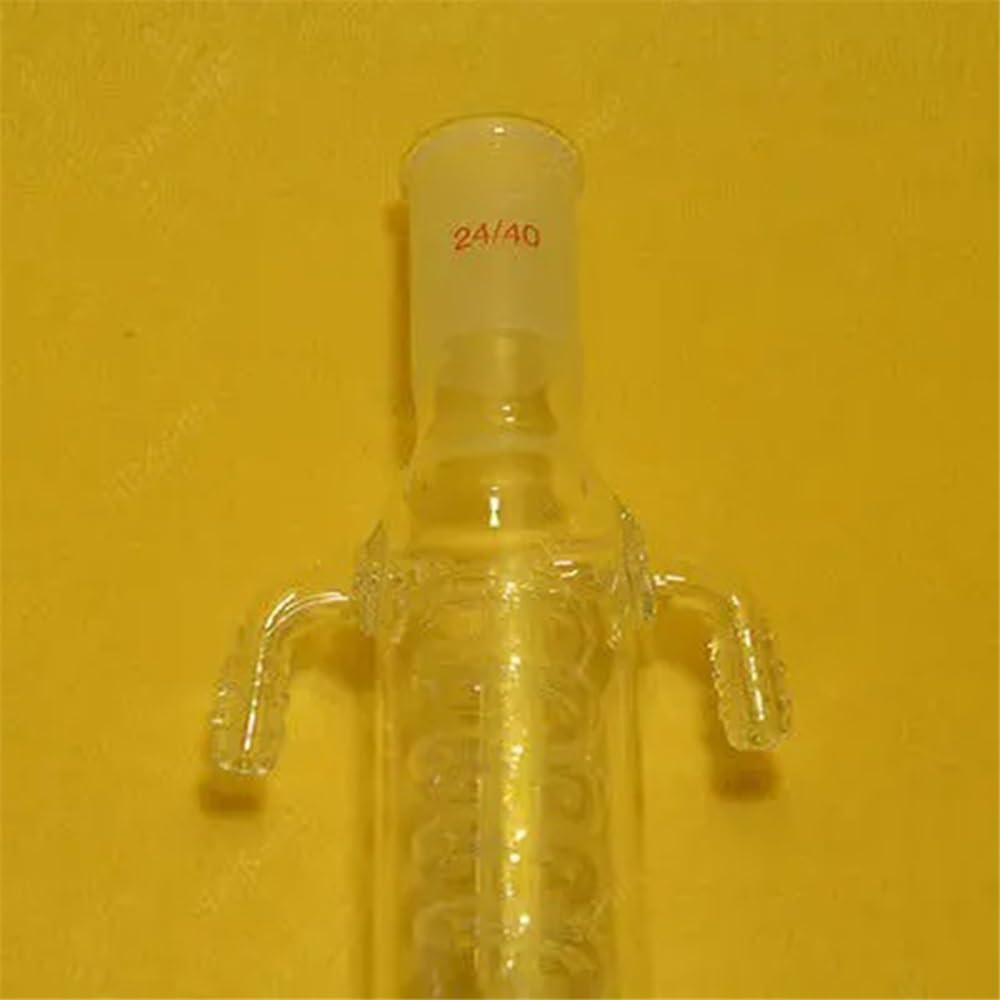 Attrezzature e forniture di laboratorio Condensatore a spirale 24/40 da 100 mm realizzato in vetro borosilicato 3.. Vetreria laboratorio