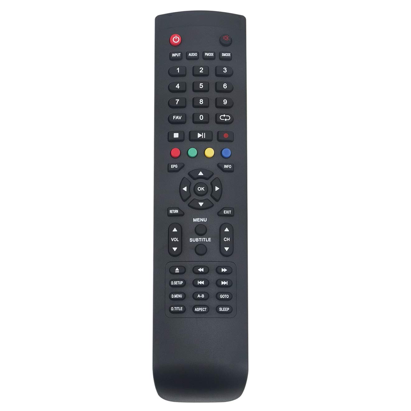 TRC-1000 Replace Remote Control fit for TEAC LED TV LEH55K7UDT LEH65K7UDT LEV40A317FHD LEV32A317HD