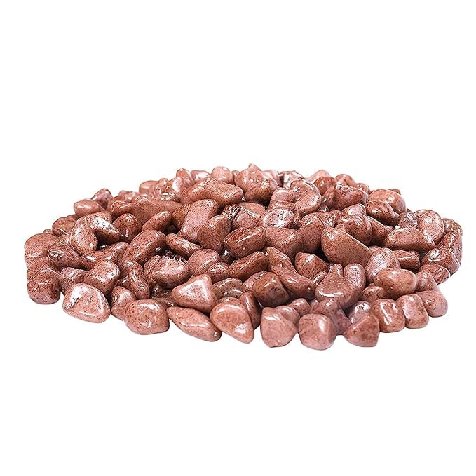 Image of Decorative Pebble Stones,For Garden /Lawn /Aquarium Decoration Glossy Stones For Home Decorative(10 Kg,Brown)