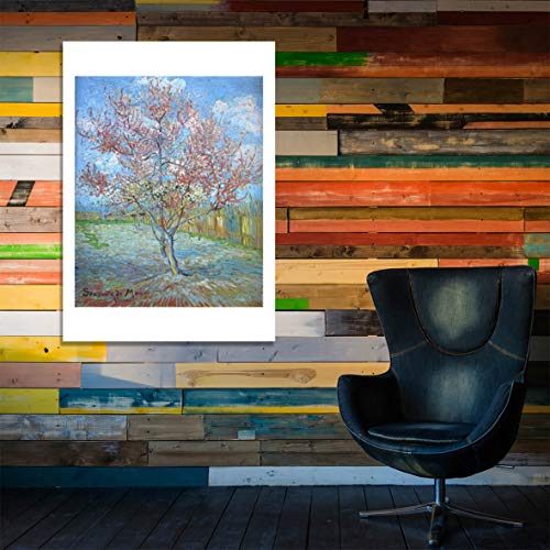 Giclée Pêcher en fleur Vincent Van Gogh 1888 grand format décoration murale - 6