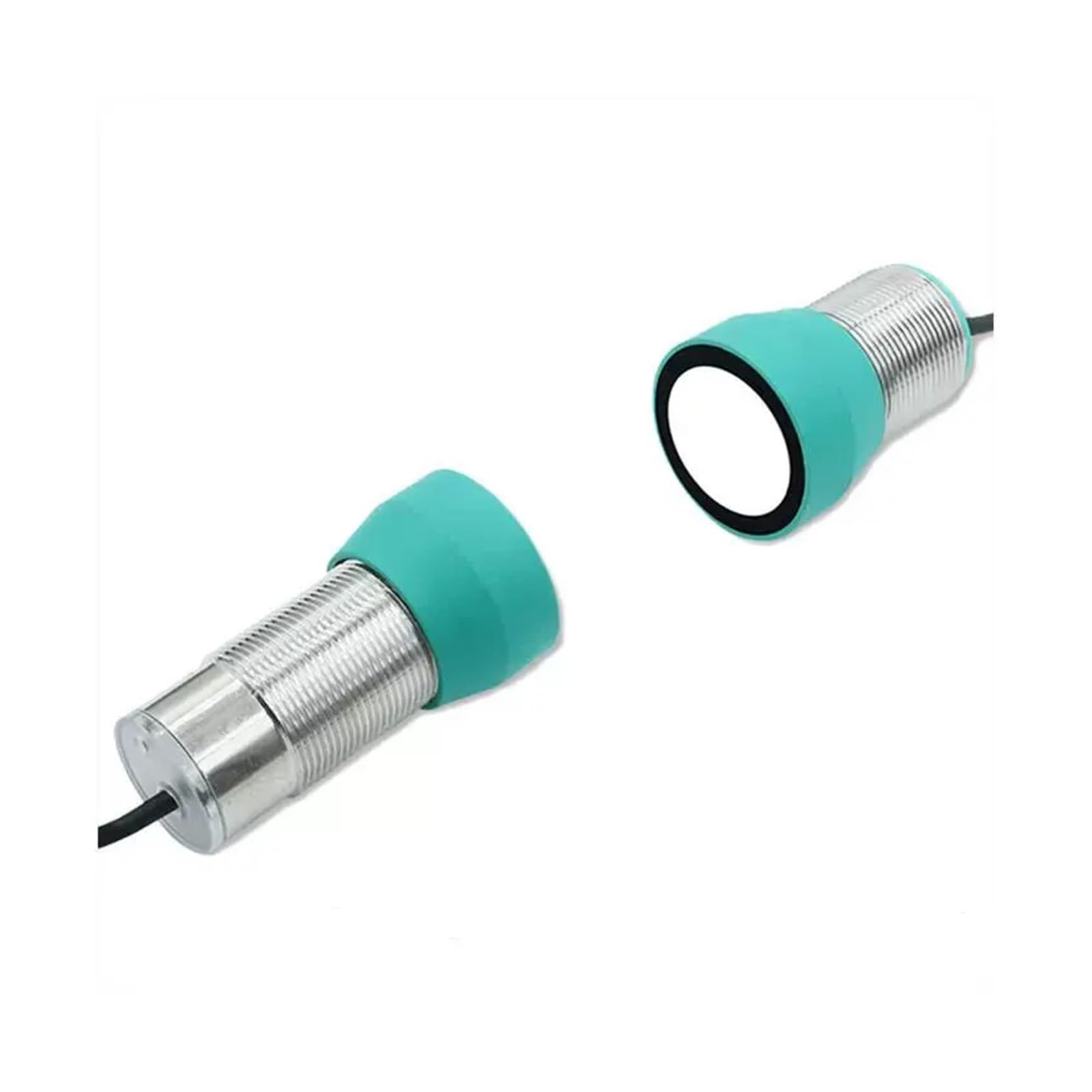 1 unidad de sensor ultrasónico M30 de detección de una y dos capas con interruptor de desplazamiento, salida NPN/PNP de 80 mm.(NPN NC)