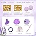 23 Pcs Valentines Day Gifts for Women, Lavender Facial Skin Care Set, Luxury Bath and Body Gifts, Spa & Self-Care Kit, Peptide Sheet Mask, Present, Birthday, Christmas, Mother Day, Bridal Shower