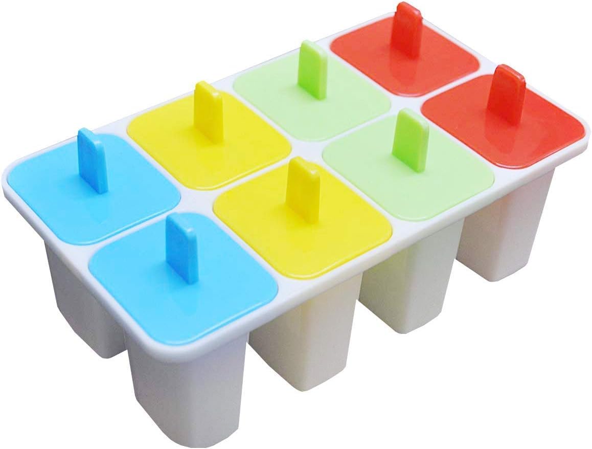 100ml Manual Ice Cream Maker kids summer spacial White Plastic Ice Cube Tray (Pack of1)-image-29
