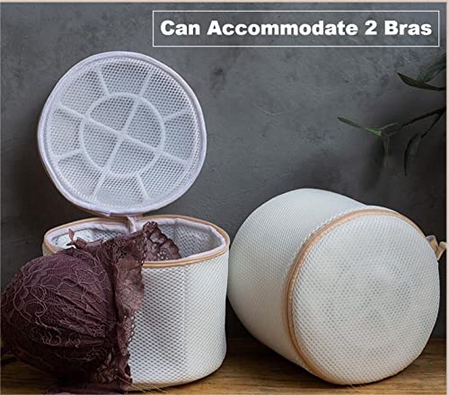 Snowamore 4Th-Generation Bra Washing Bag（2-Pack,Built-In Kneading Board) Lingerie Bags For Washing Delicates, Mesh Laundry Bag For Washing Machine, Bra Bags For Laundry #TOP1