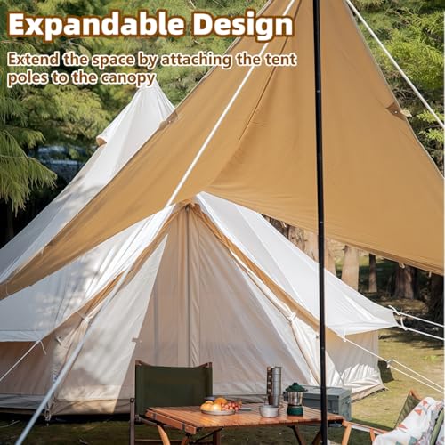 Carpa Outdoor con techo alto y puertas dobles para camping miniatura 6