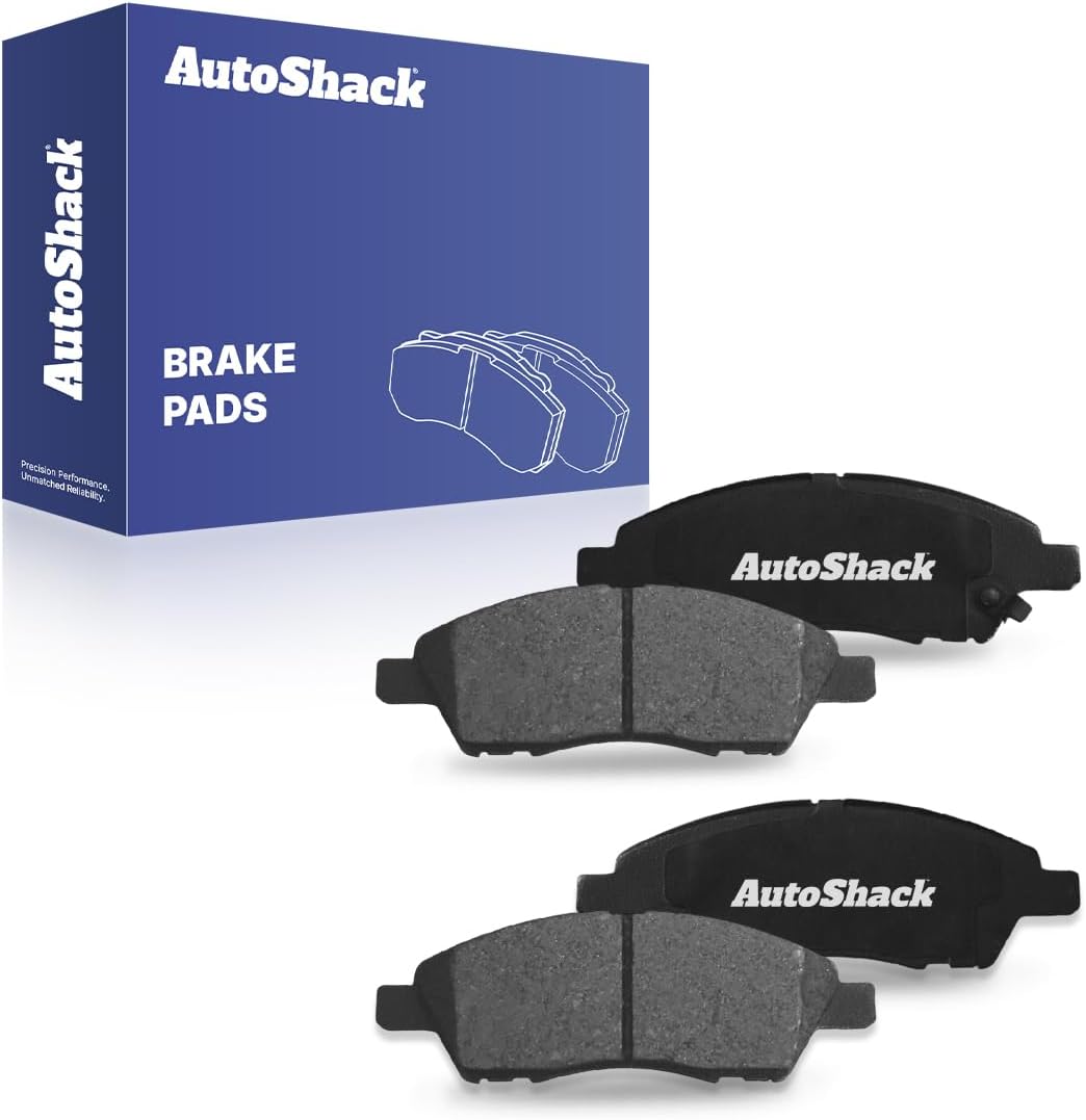 AutoShack Front Ceramic Brake Pad Set Replacement for 2012-2019 Nissan Versa 2014-2019 Nissan Versa Note 4-PC