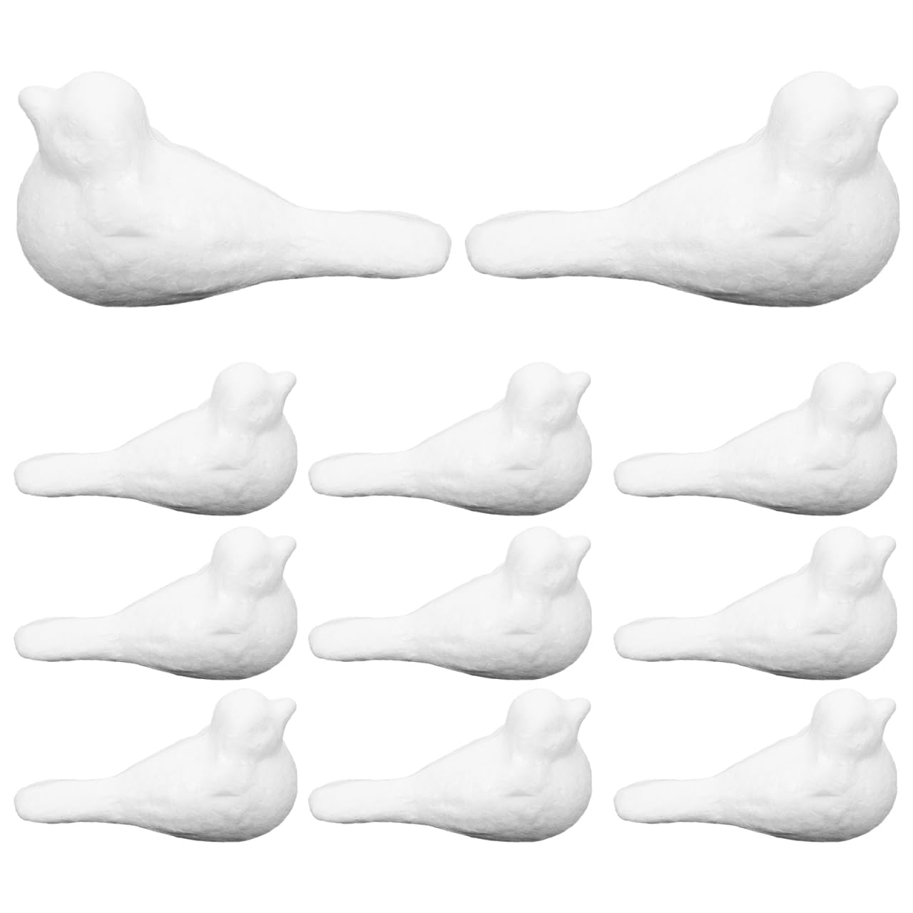 Oiseaux en mousse brute pour loisirs créatifs et activités de Pâques