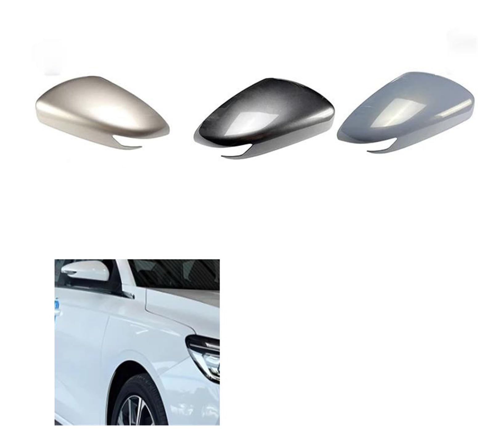Guscio Specchietto Custodia Specchietto Retrovisore Portiera Auto per Geely per Emgrand Calotta Retrovisore | Per Vision S1 Guscio Dello Specchio Resistente Ai Graffi(1pcs Right)